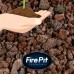 Fire Pit Essentials 10-pound 3/8" Small Red Lava Rock for Fireplace and Fire Pit   